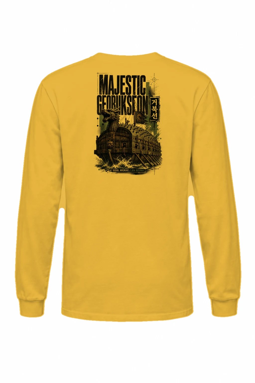 "Majestic Geobukseon" Unisex Longsleeve T-shirt | Gildan 2400