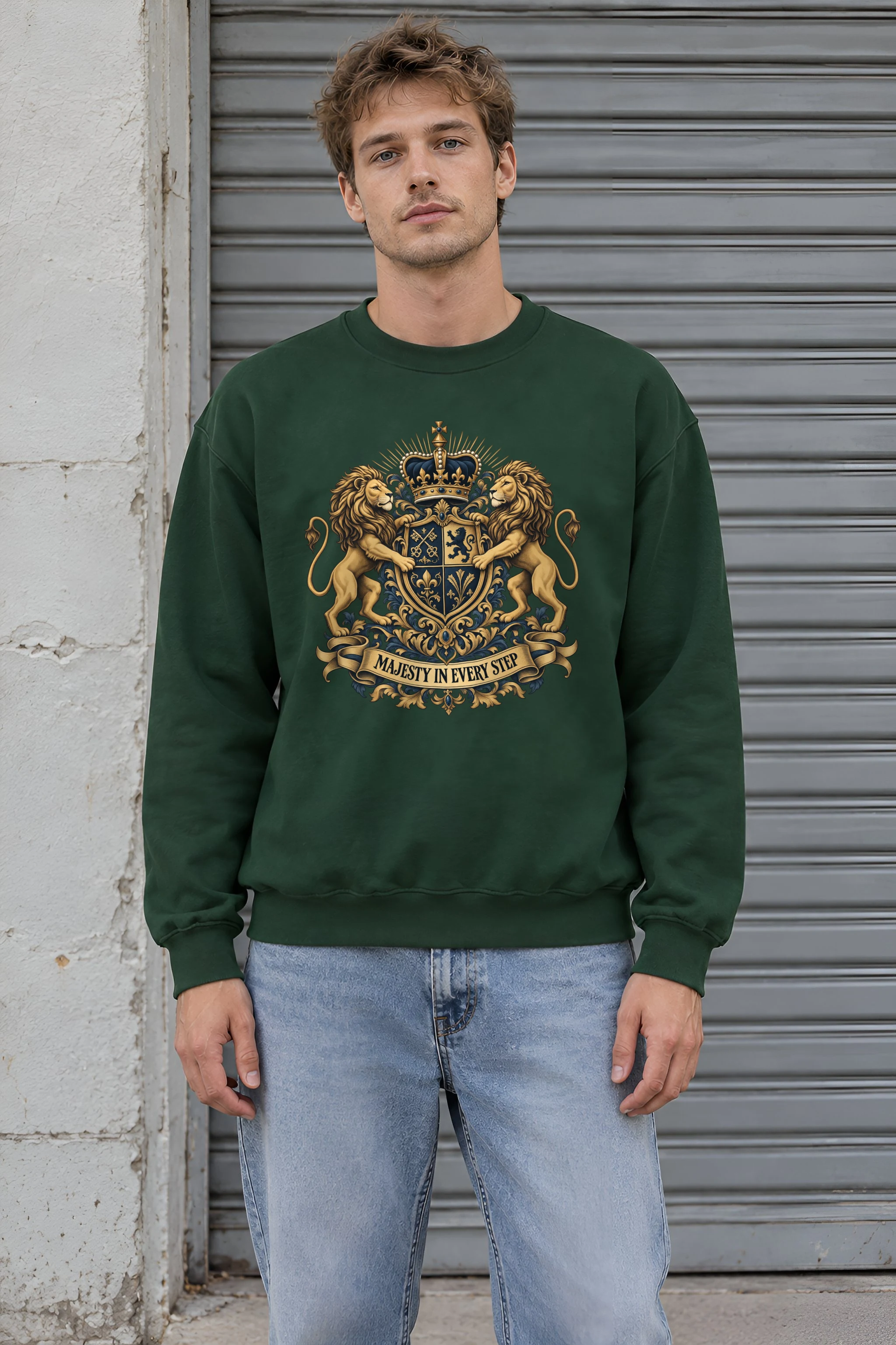 "Majesty In Every Step" 1 Crewneck Sweatshirt