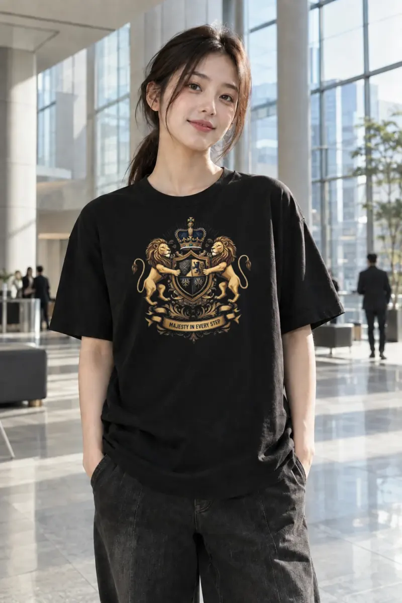 "Majesty In Every Step" Heavyweight Unisex Crewneck T-shirt | Gildan 5000