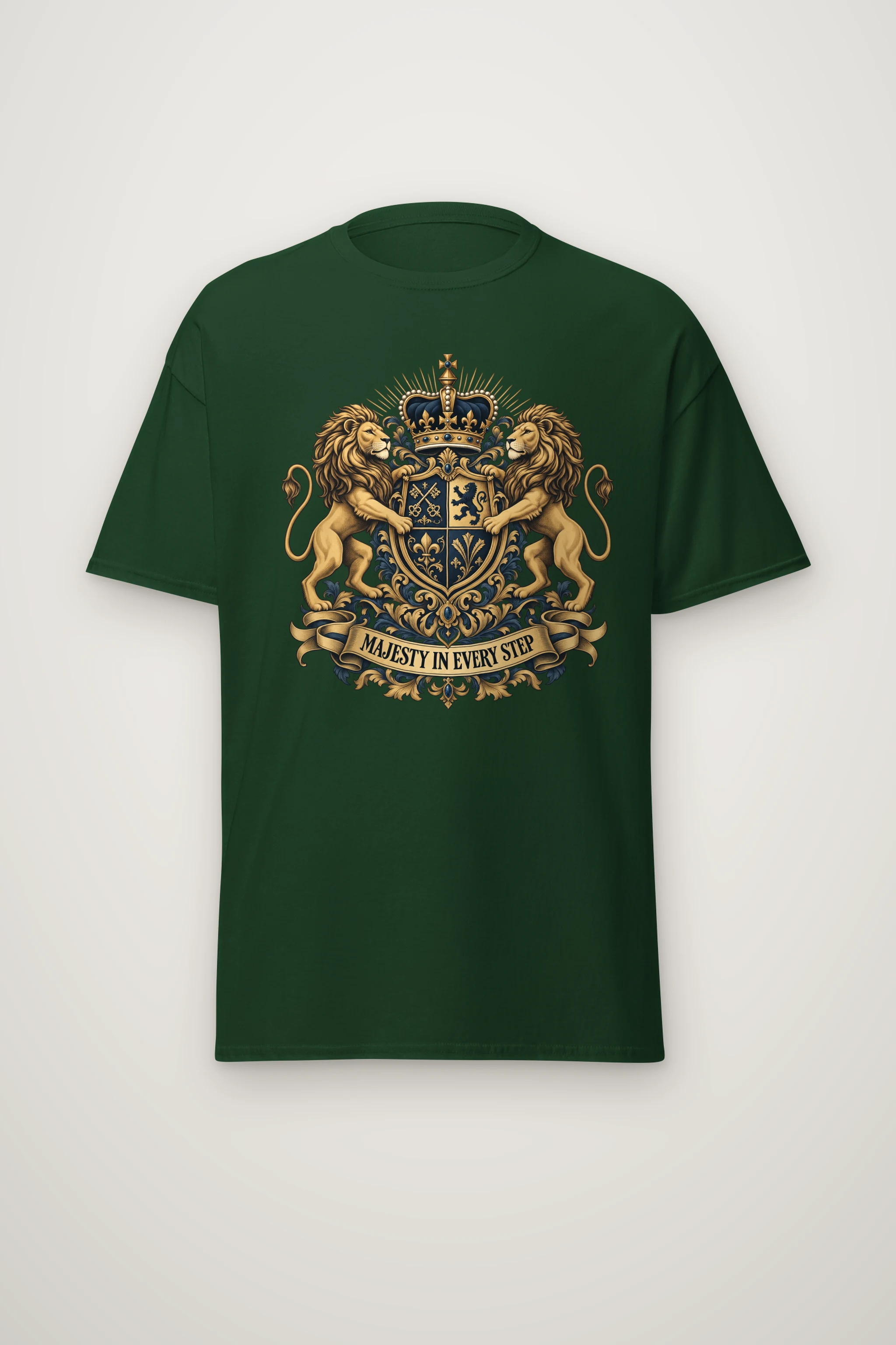 "Majesty In Every Step" Heavyweight Unisex Crewneck T-shirt