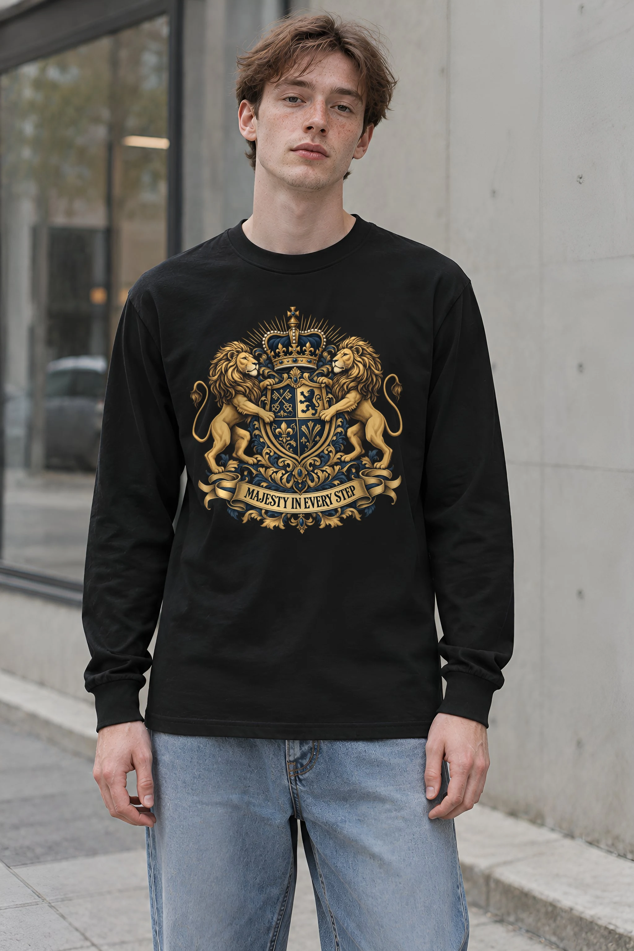 "Majesty In Every Step" Unisex Longsleeve T-shirt