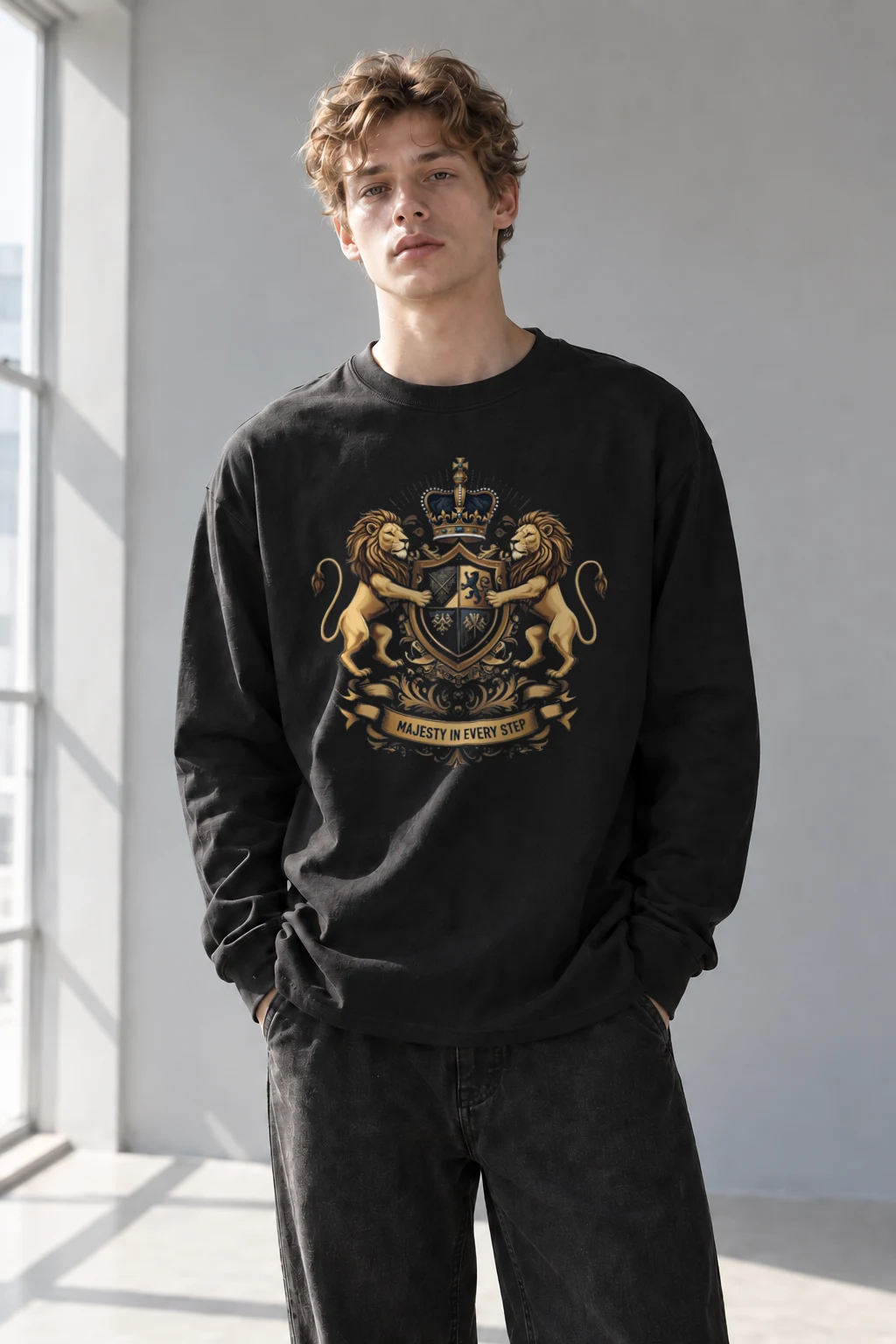 "Majesty In Every Step" Unisex Longsleeve T-shirt | Gildan 2400