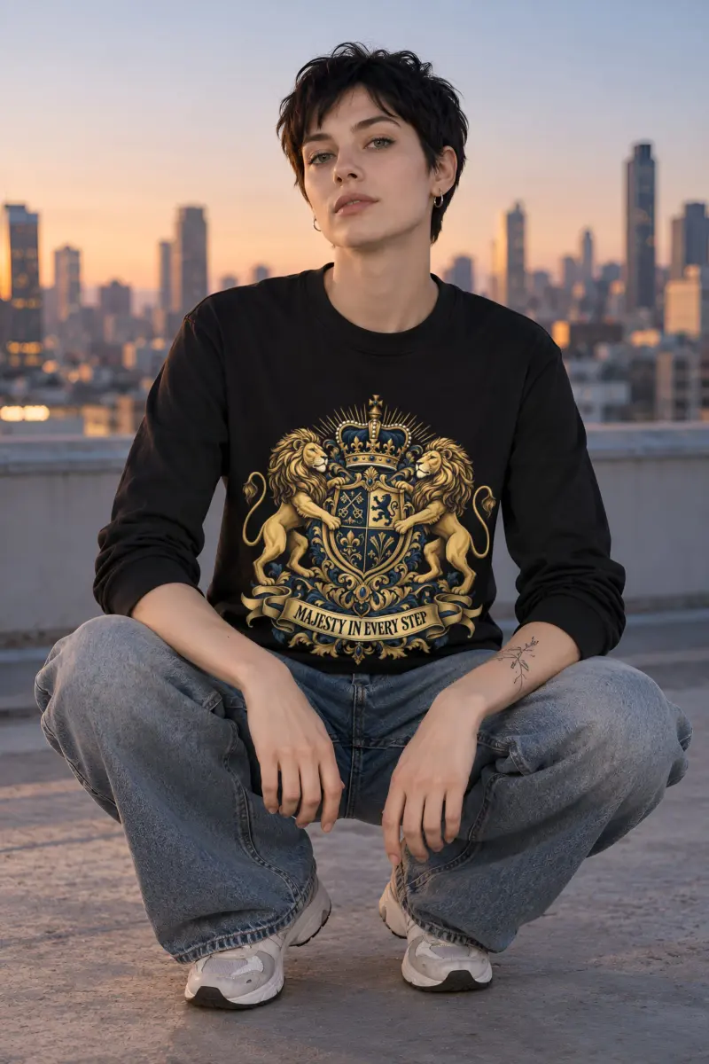 "Majesty In Every Step" Unisex Longsleeve T-shirt