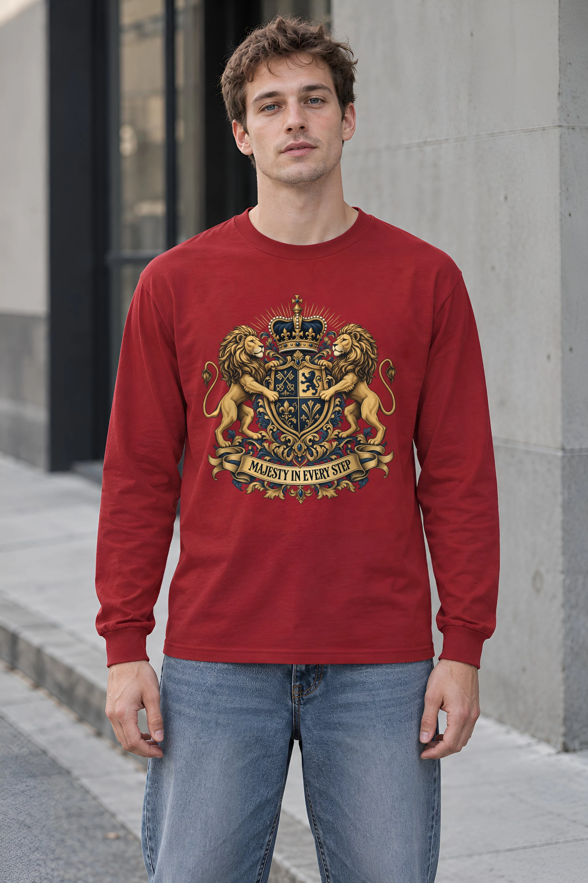 "Majesty In Every Step" Unisex Longsleeve T-shirt