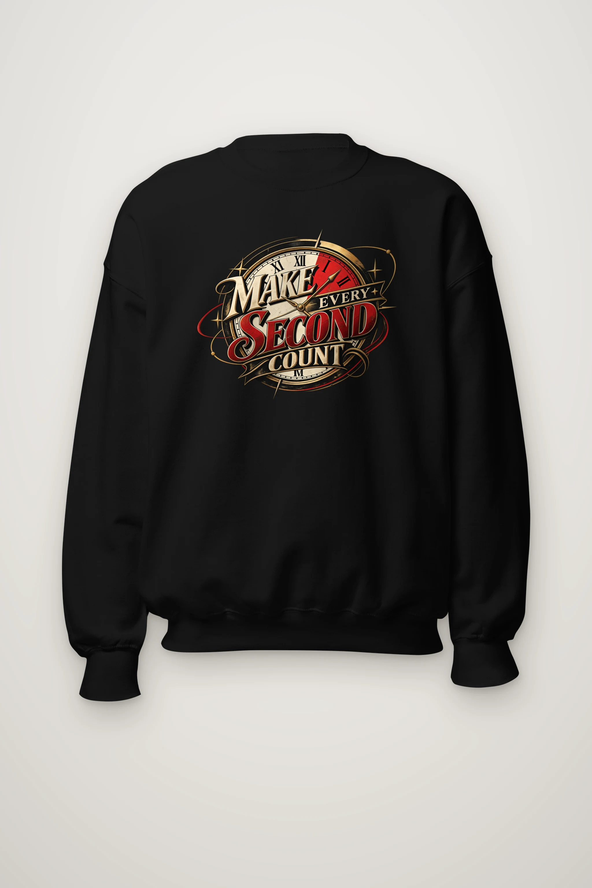 "Make Every Second Count" Heavy Blend Unisex Crewneck Sweatshirt
