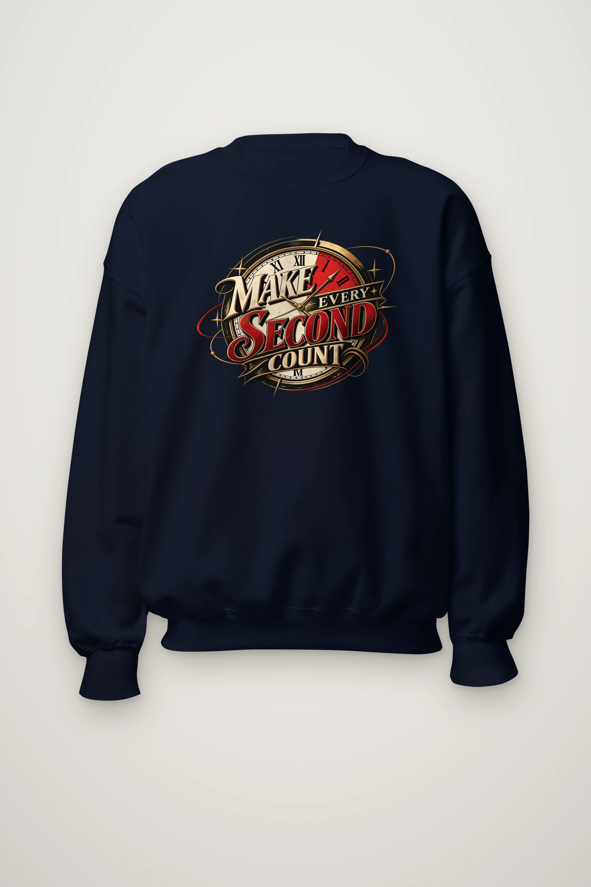 "Make Every Second Count" Heavy Blend Unisex Crewneck Sweatshirt