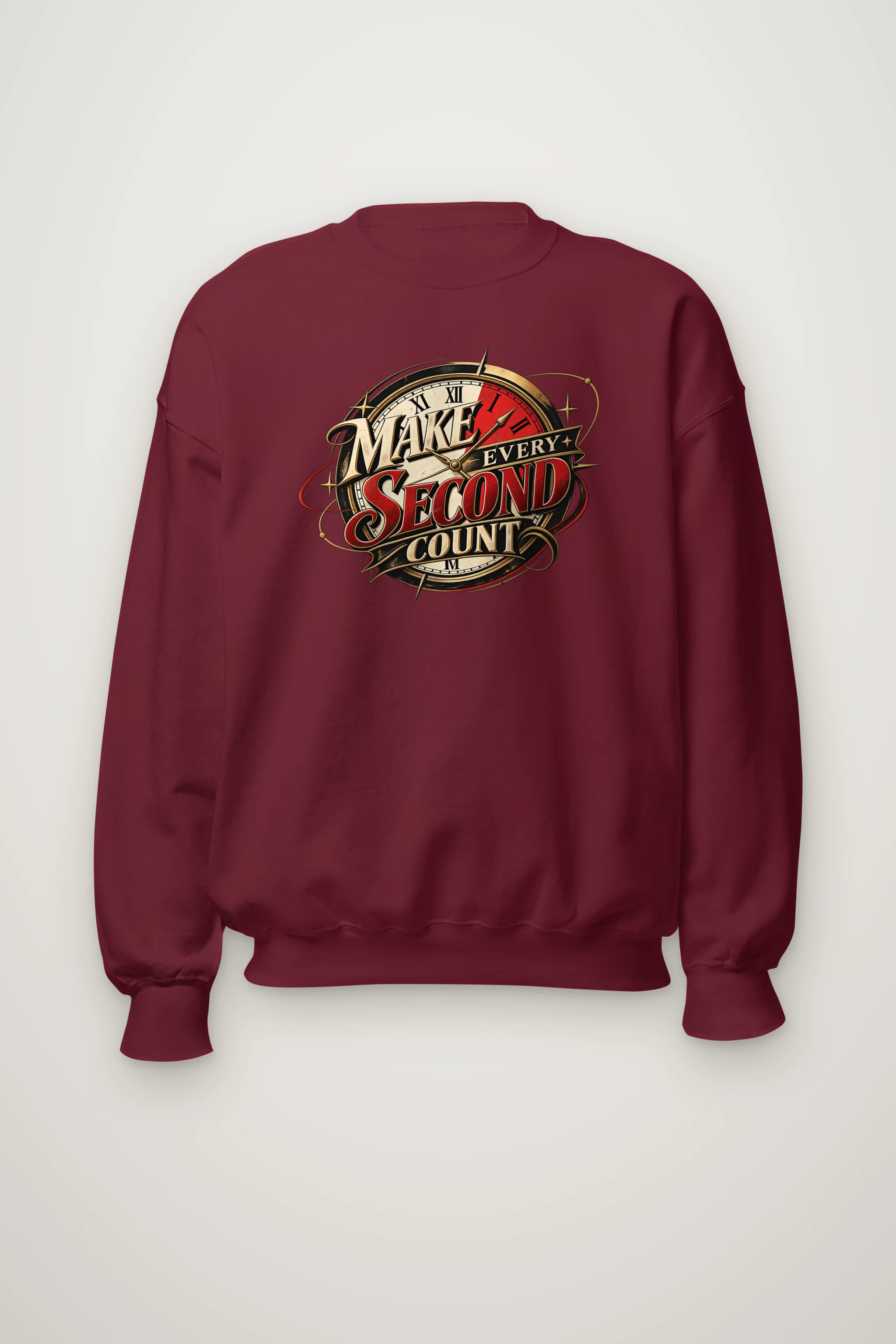"Make Every Second Count" Heavy Blend Unisex Crewneck Sweatshirt