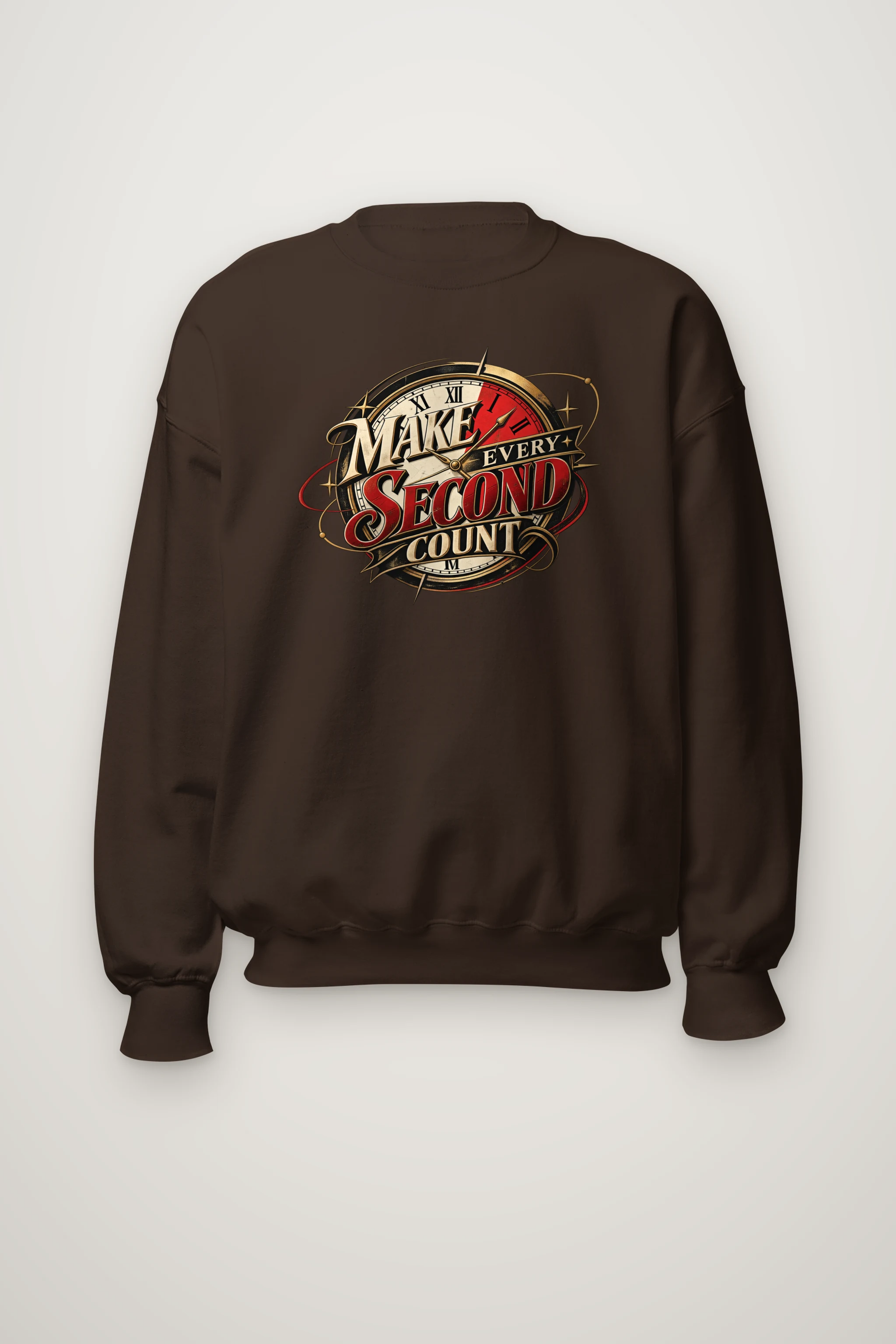 "Make Every Second Count" Heavy Blend Unisex Crewneck Sweatshirt