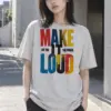 "Make It Loud" Heavyweight Unisex Crewneck T-shirt | Gildan 5000