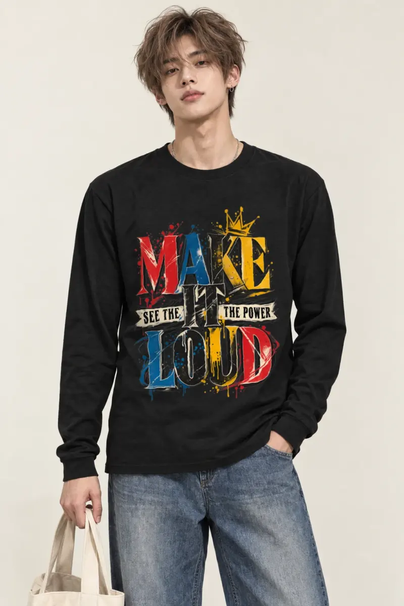 "Make It Loud" Unisex Longsleeve T-shirt