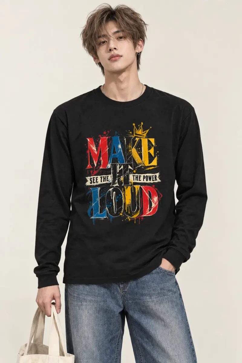 "Make It Loud" Unisex Longsleeve T-shirt