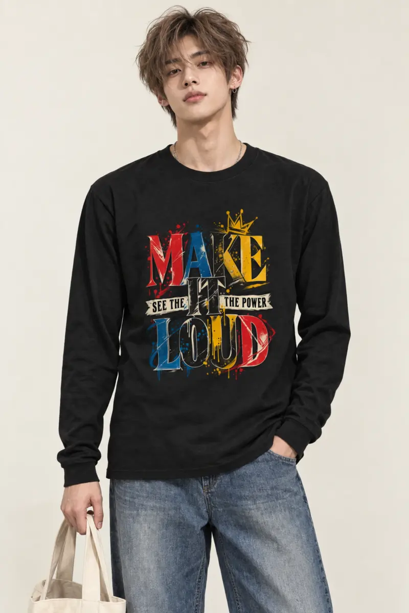 "Make It Loud" Unisex Longsleeve T-shirt