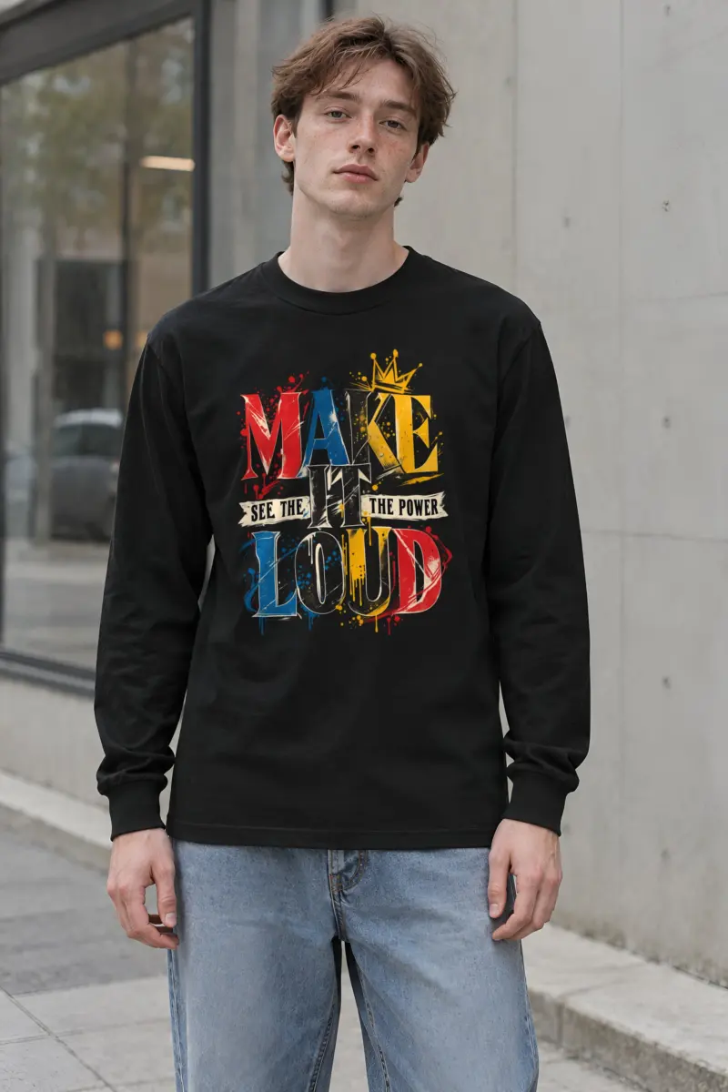 "Make It Loud" Unisex Longsleeve T-shirt