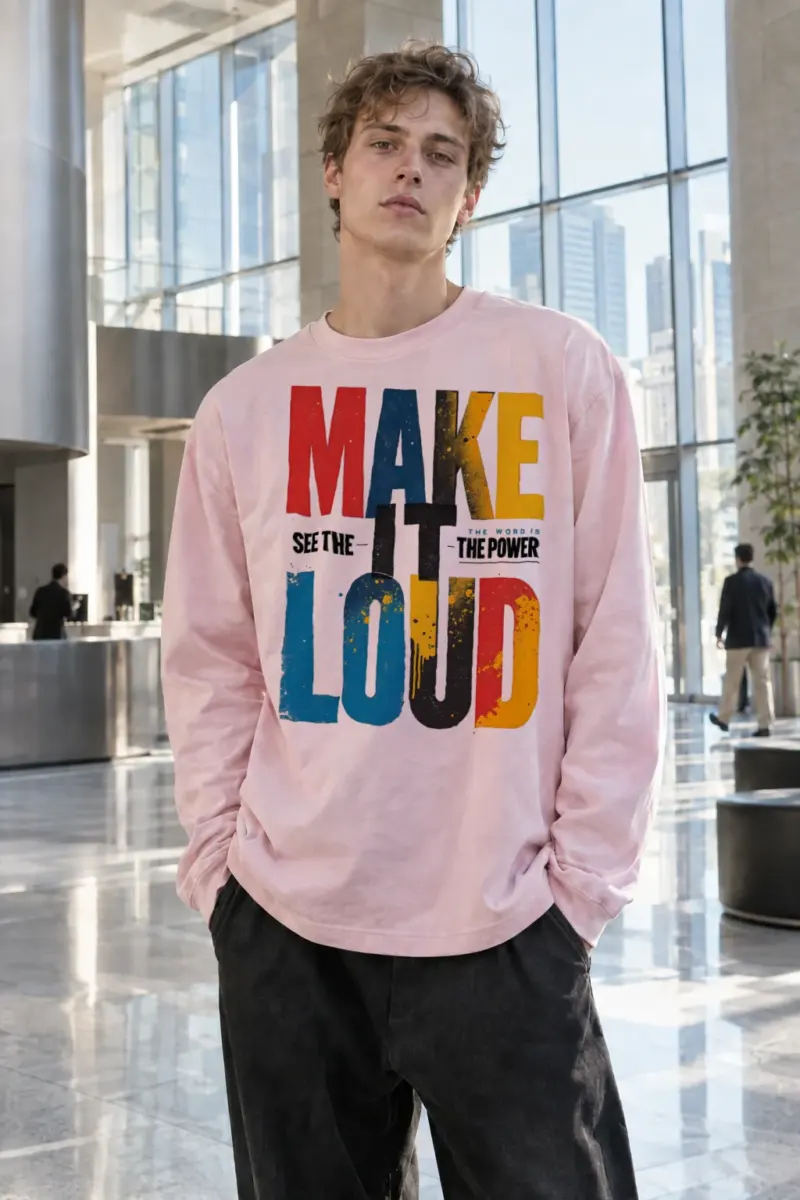 "Make It Loud" Unisex Longsleeve T-shirt | Gildan 2400