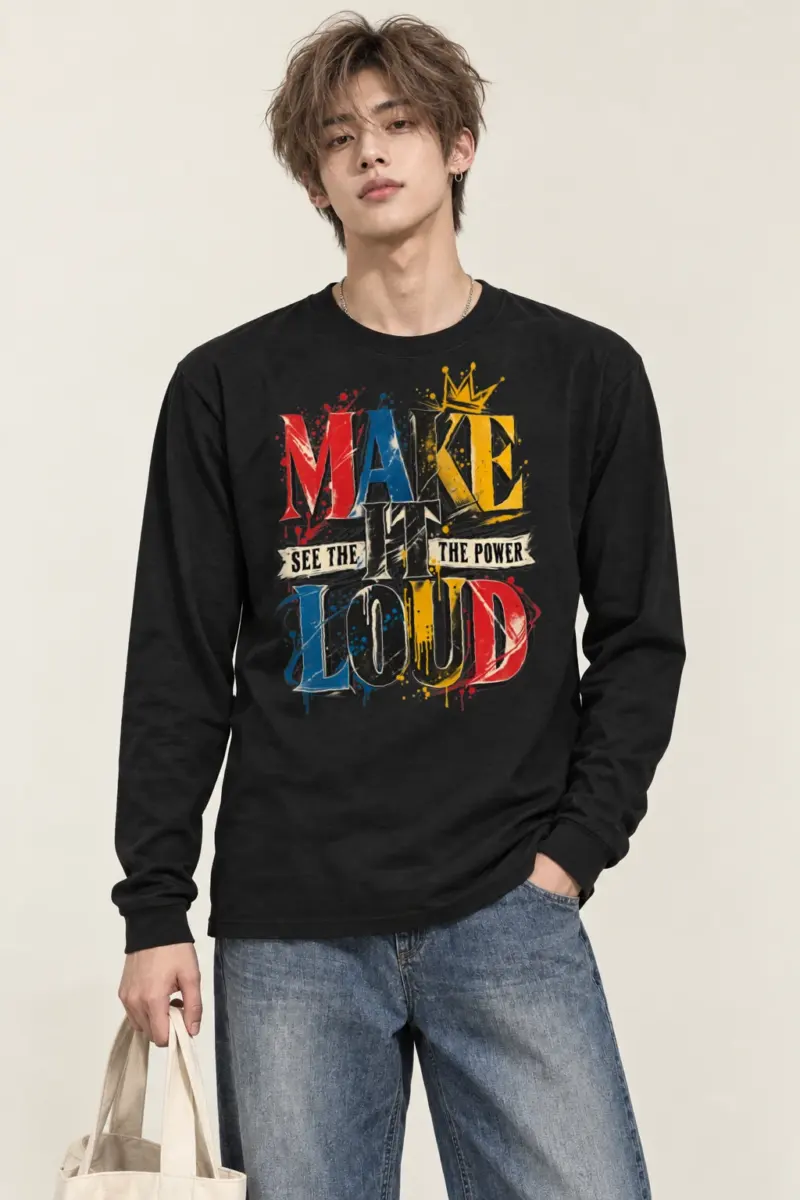 "Make It Loud" Unisex Longsleeve T-shirt