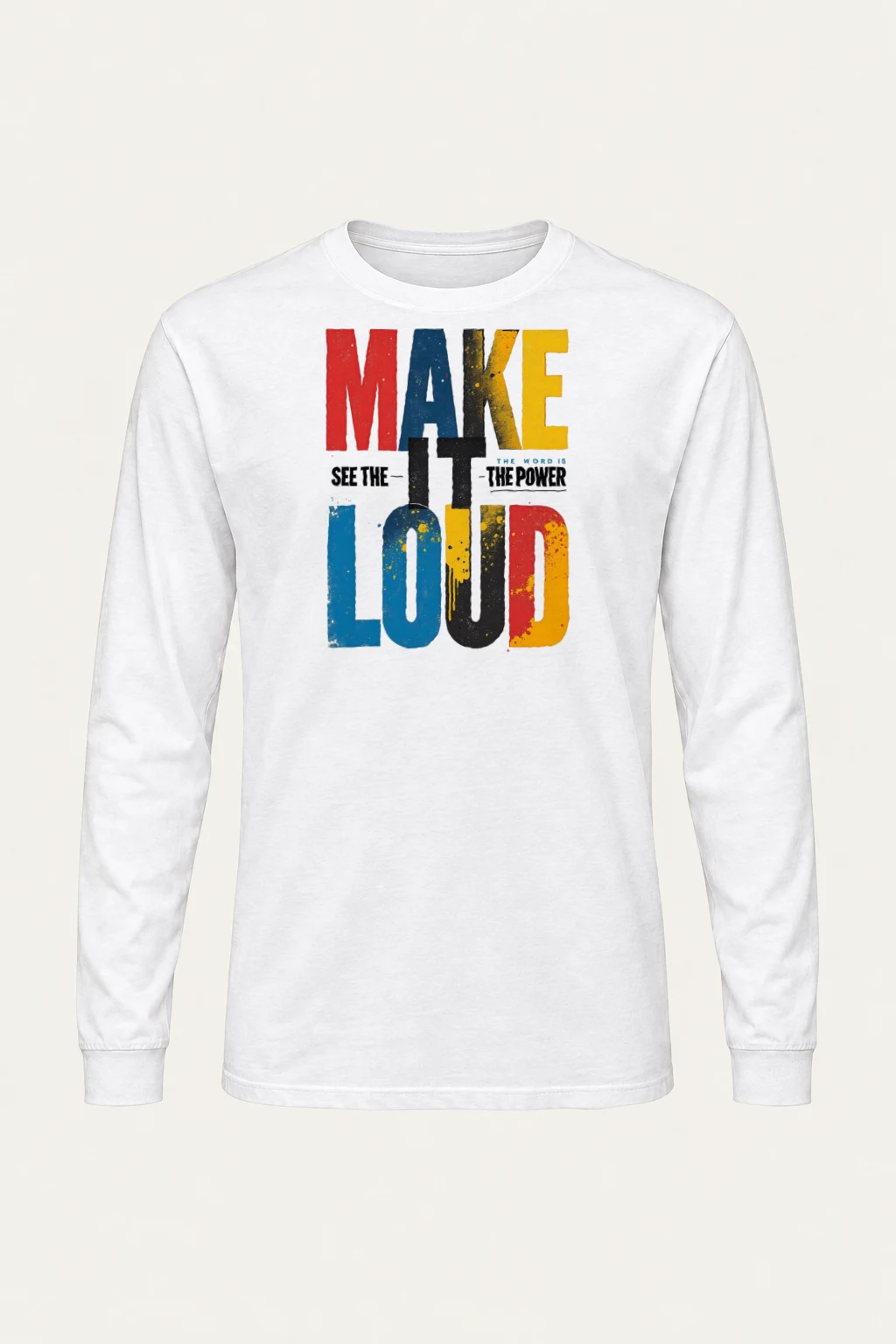 "Make It Loud" Unisex Longsleeve T-shirt | Gildan 2400