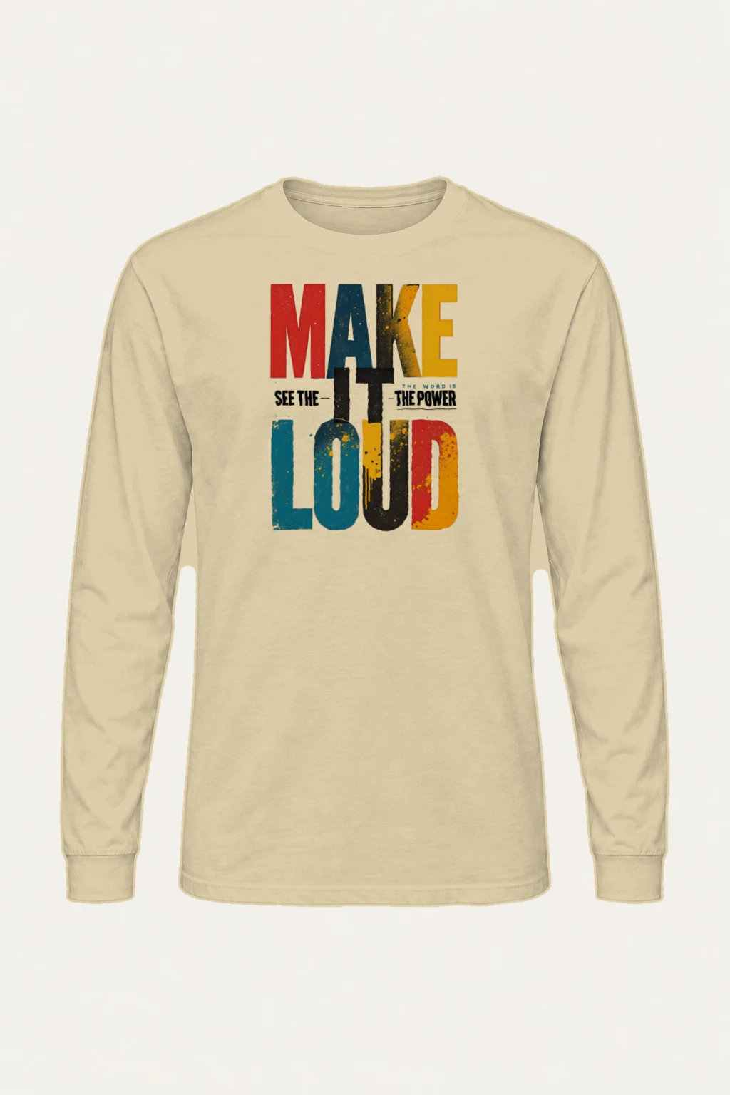 "Make It Loud" Unisex Longsleeve T-shirt | Gildan 2400