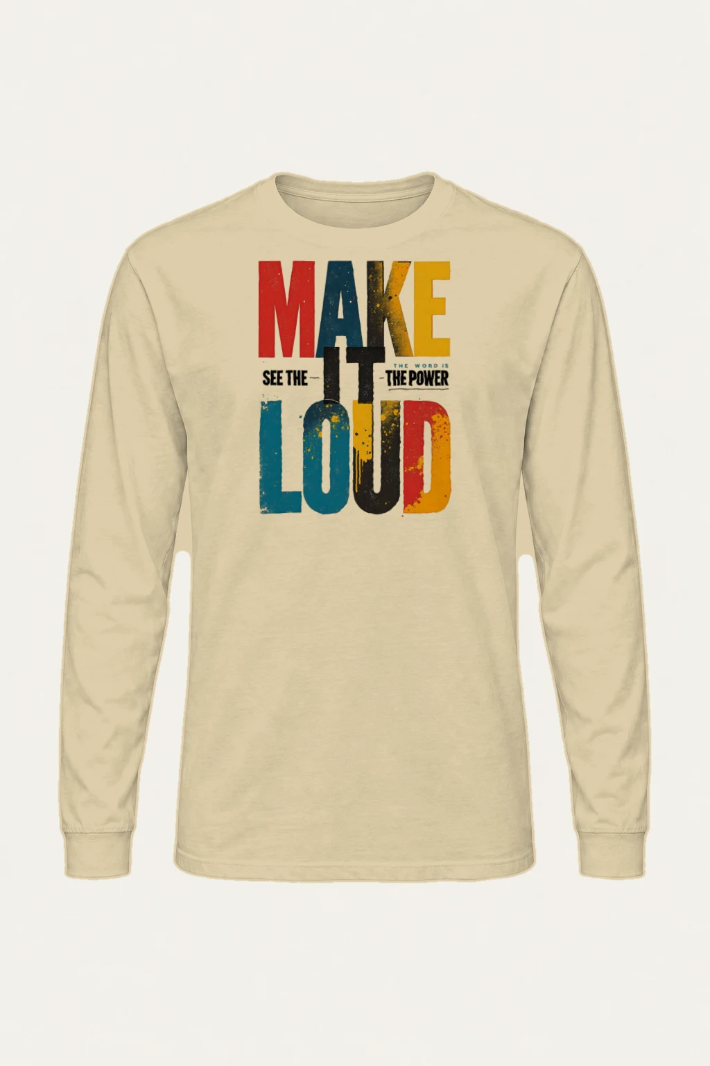 "Make It Loud" Unisex Longsleeve T-shirt | Gildan 2400