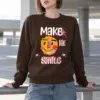 "Make Me Smile" Heavy Blend Unisex Crewneck Sweatshirt