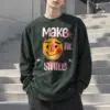 "Make Me Smile" Unisex Longsleeve T-shirt | Gildan 2400