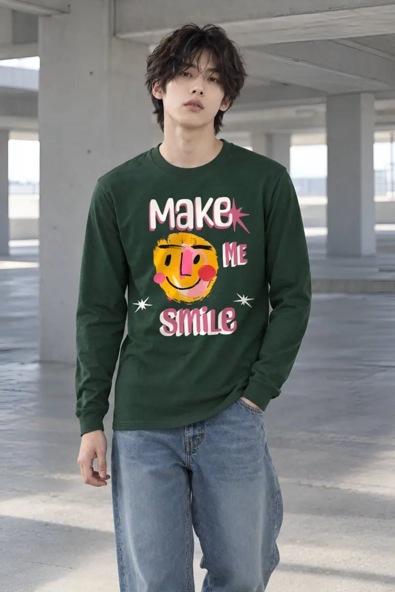 "Make Me Smile" Unisex Longsleeve T-shirt