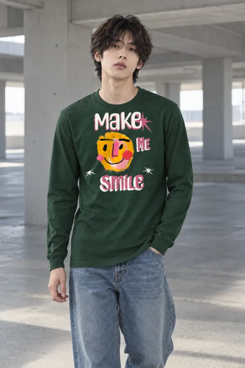 "Make Me Smile" Unisex Longsleeve T-shirt