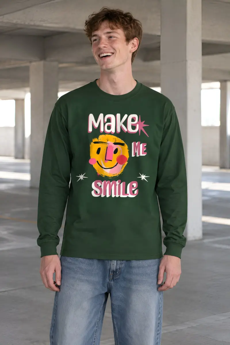 "Make Me Smile" Unisex Longsleeve T-shirt