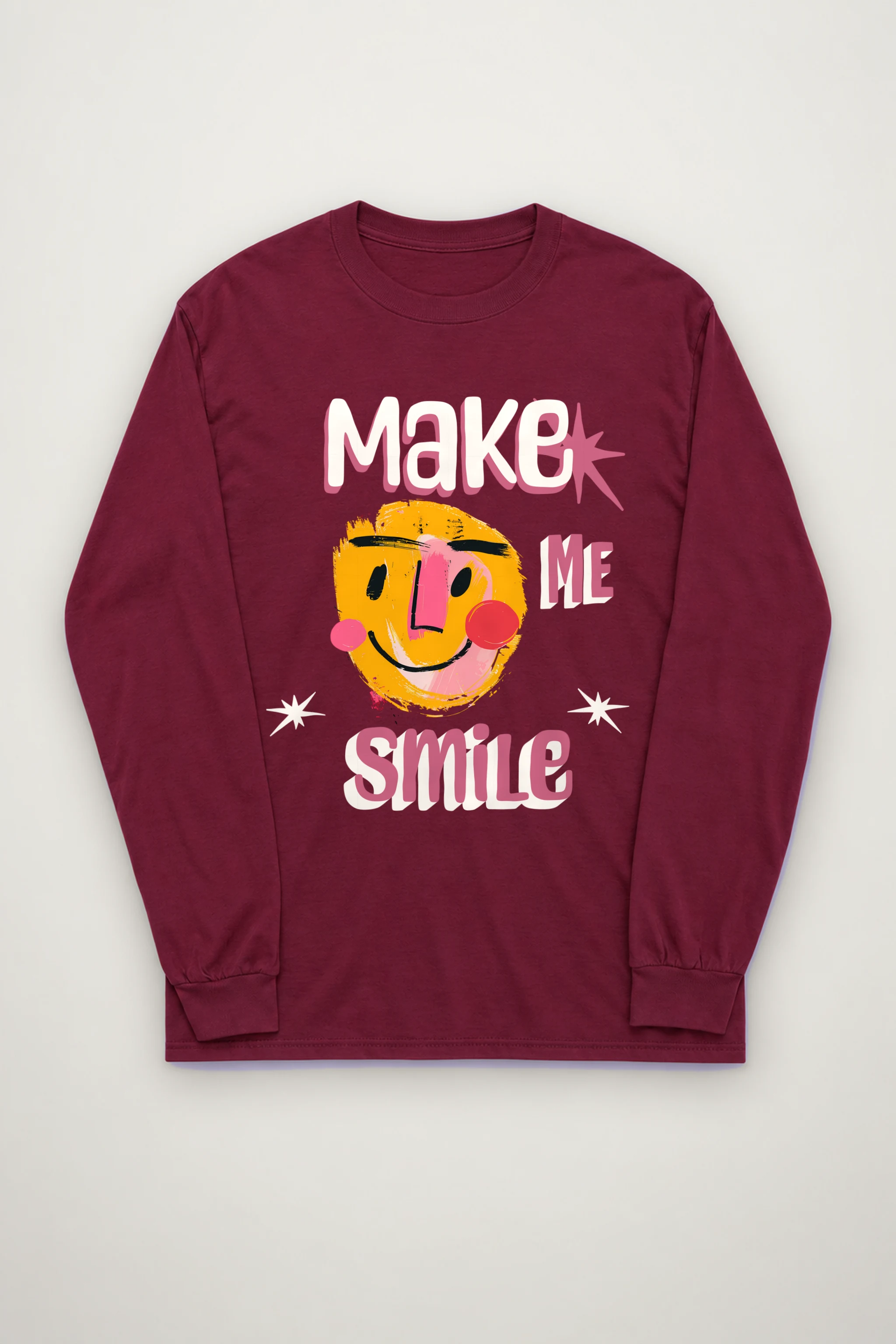 "Make Me Smile" Unisex Longsleeve T-shirt