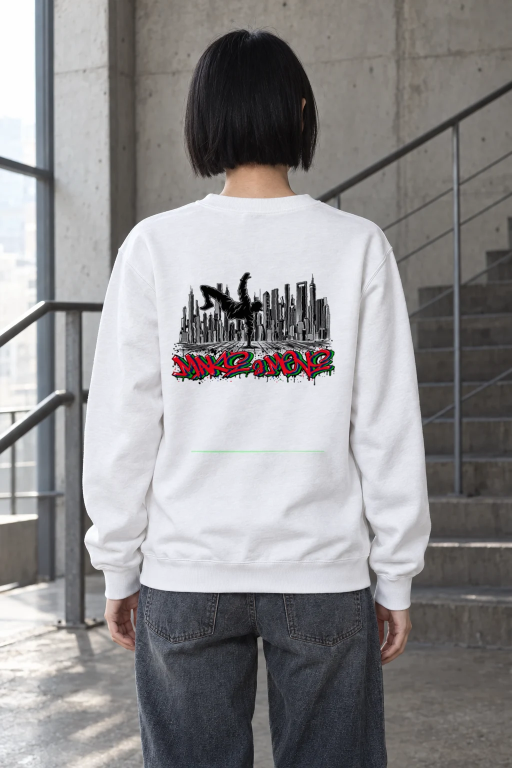 "Make Some Moves" Heavy Blend Unisex Crewneck Sweatshirt | Gildan 18000