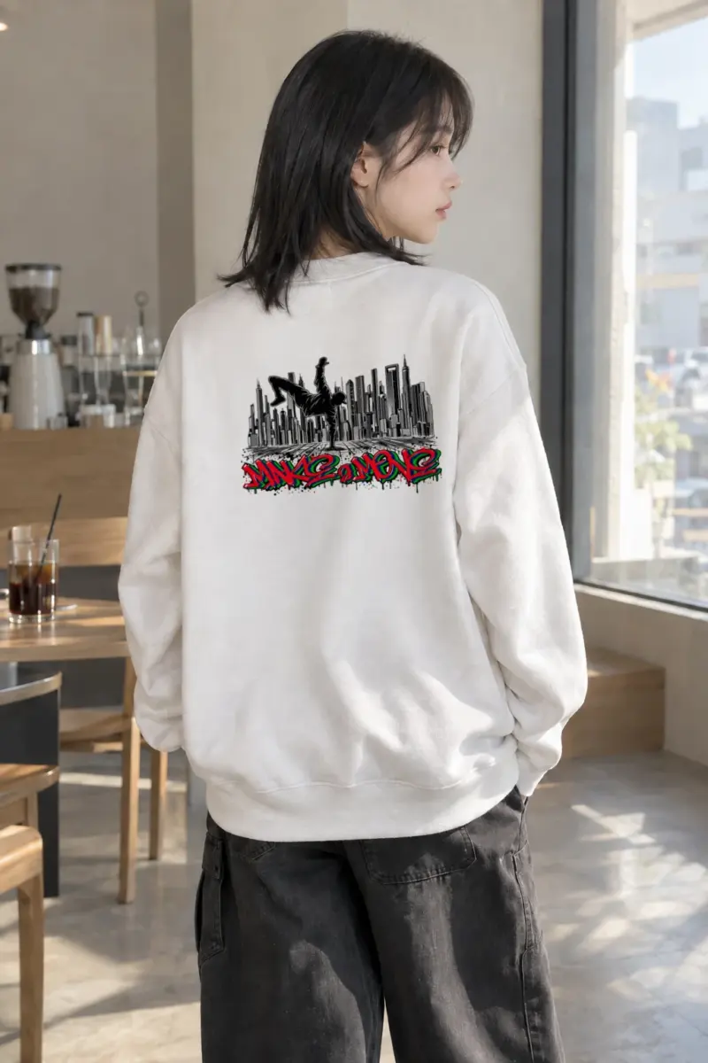 "Make Some Moves" Heavy Blend Unisex Crewneck Sweatshirt | Gildan 18000