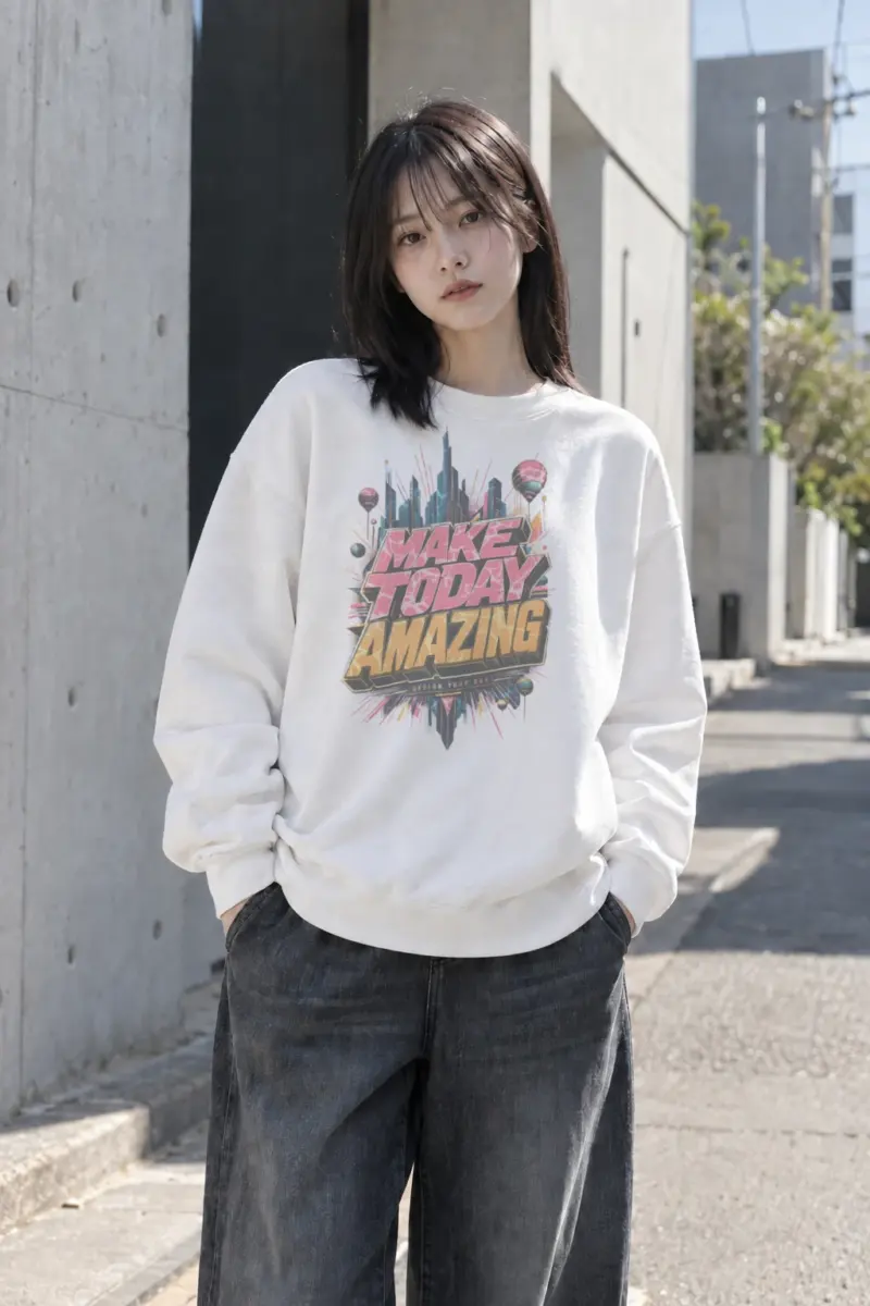 "Make Today Amazing" Heavy Blend Unisex Crewneck Sweatshirt | Gildan 18000