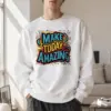 "Make Today Amazing" Heavy Blend Unisex Crewneck Sweatshirt | Gildan 18000