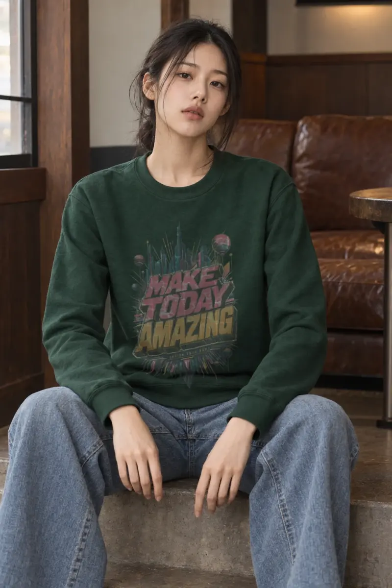 "Make Today Amazing" Heavy Blend Unisex Crewneck Sweatshirt