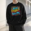 "Daily Spark" Heavy Blend Unisex Crewneck Sweatshirt | Gildan 18000