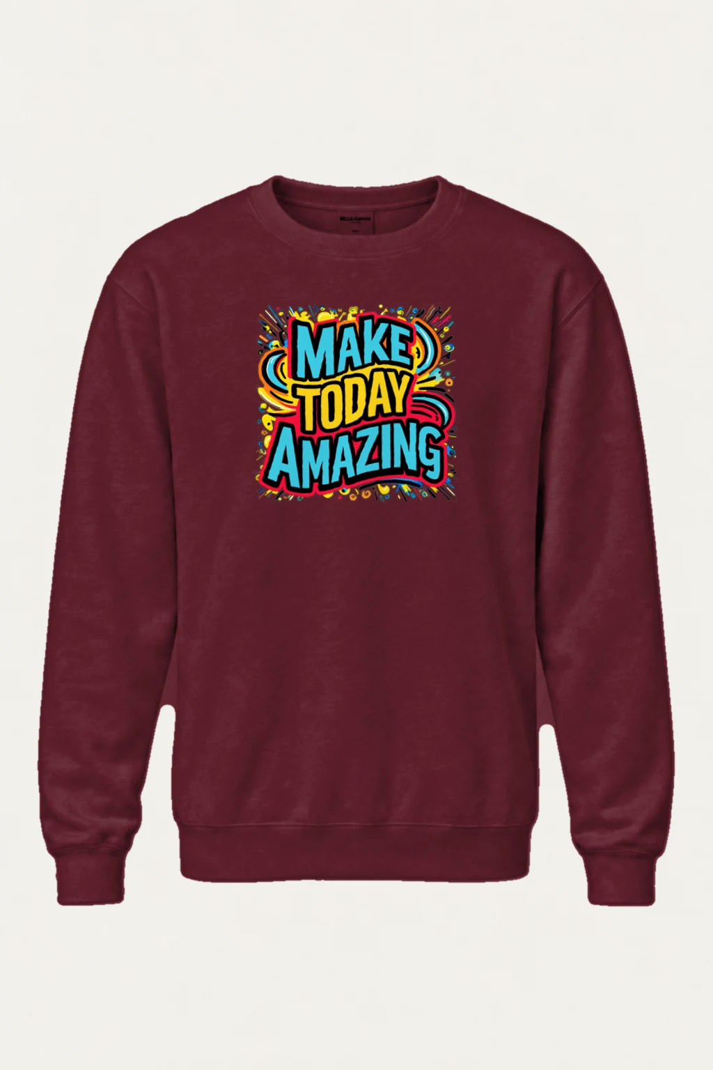 "Make Today Amazing" Heavy Blend Unisex Crewneck Sweatshirt | Gildan 18000