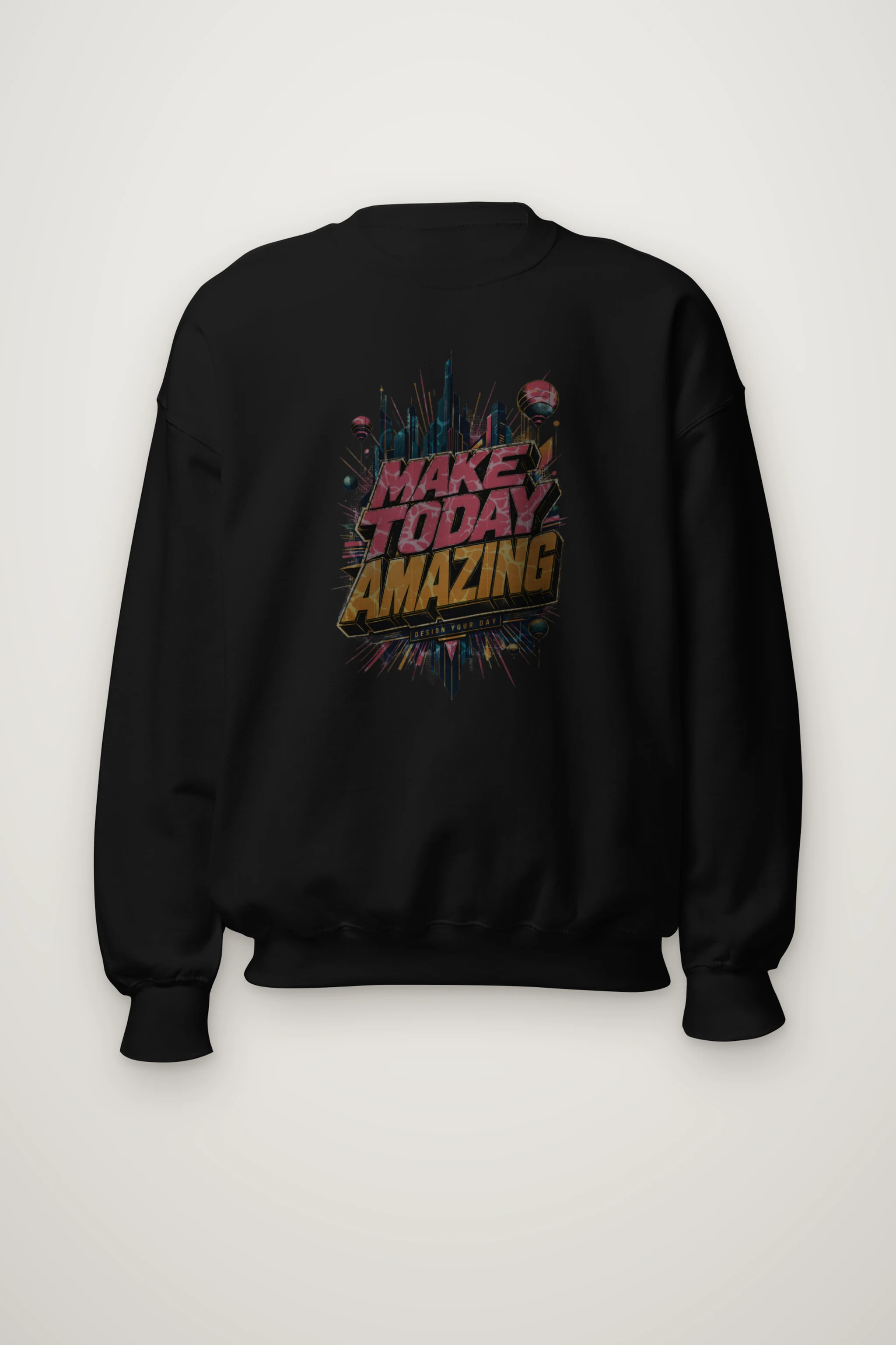 "Make Today Amazing" Heavy Blend Unisex Crewneck Sweatshirt
