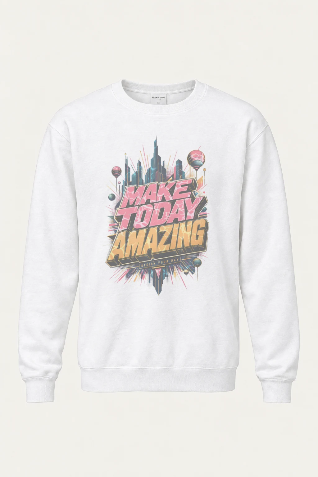 "Make Today Amazing" Heavy Blend Unisex Crewneck Sweatshirt | Gildan 18000