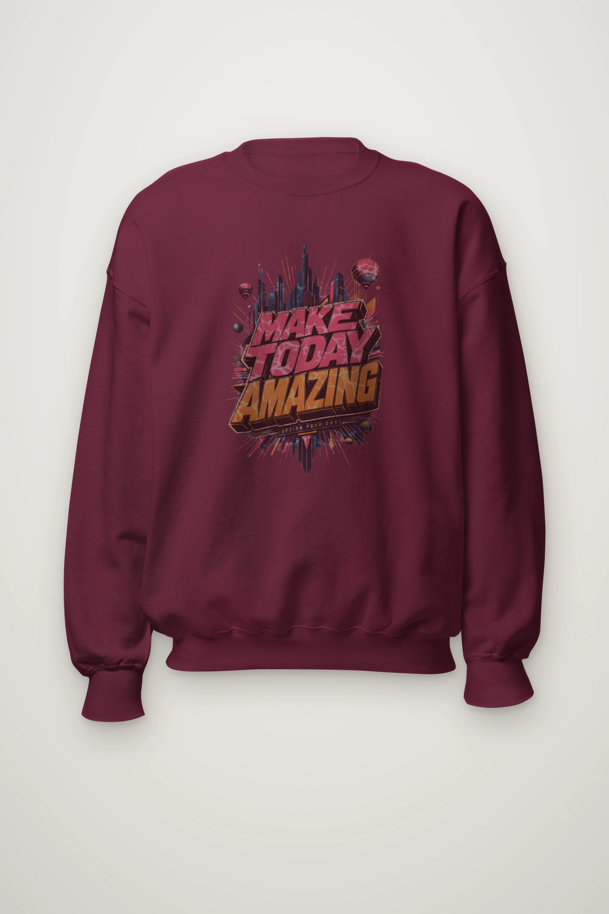 "Make Today Amazing" Heavy Blend Unisex Crewneck Sweatshirt