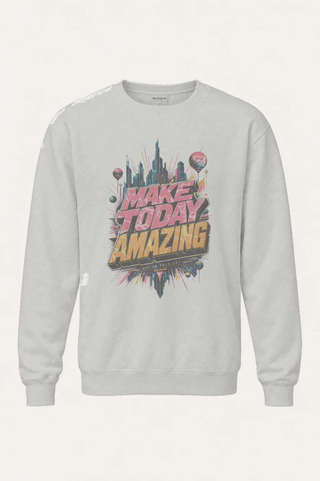 "Make Today Amazing" Heavy Blend Unisex Crewneck Sweatshirt | Gildan 18000