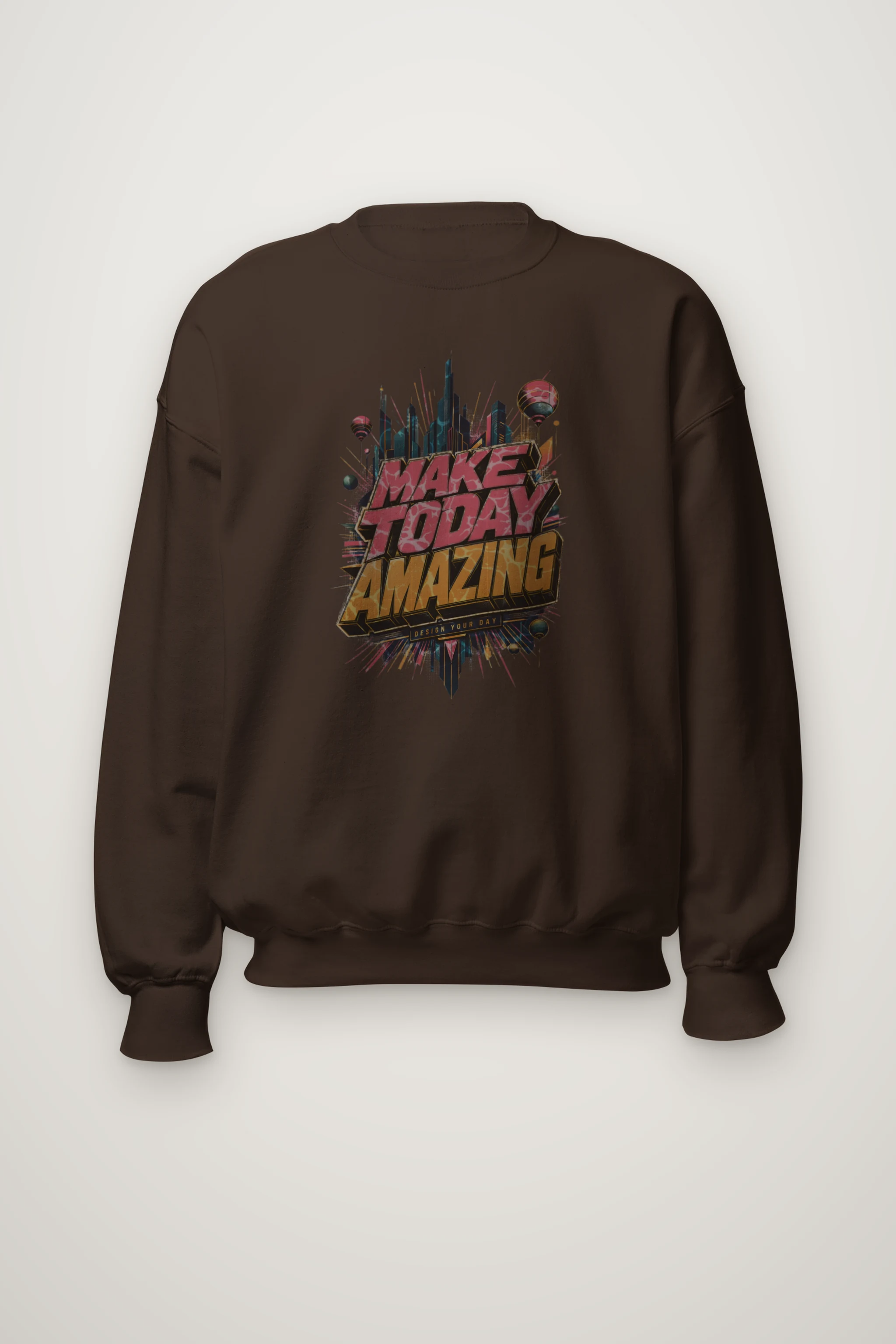 "Make Today Amazing" Heavy Blend Unisex Crewneck Sweatshirt