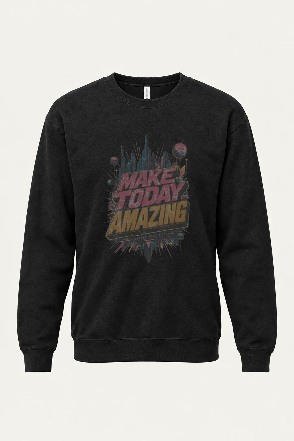 "Make Today Amazing" Heavy Blend Unisex Crewneck Sweatshirt | Gildan 18000