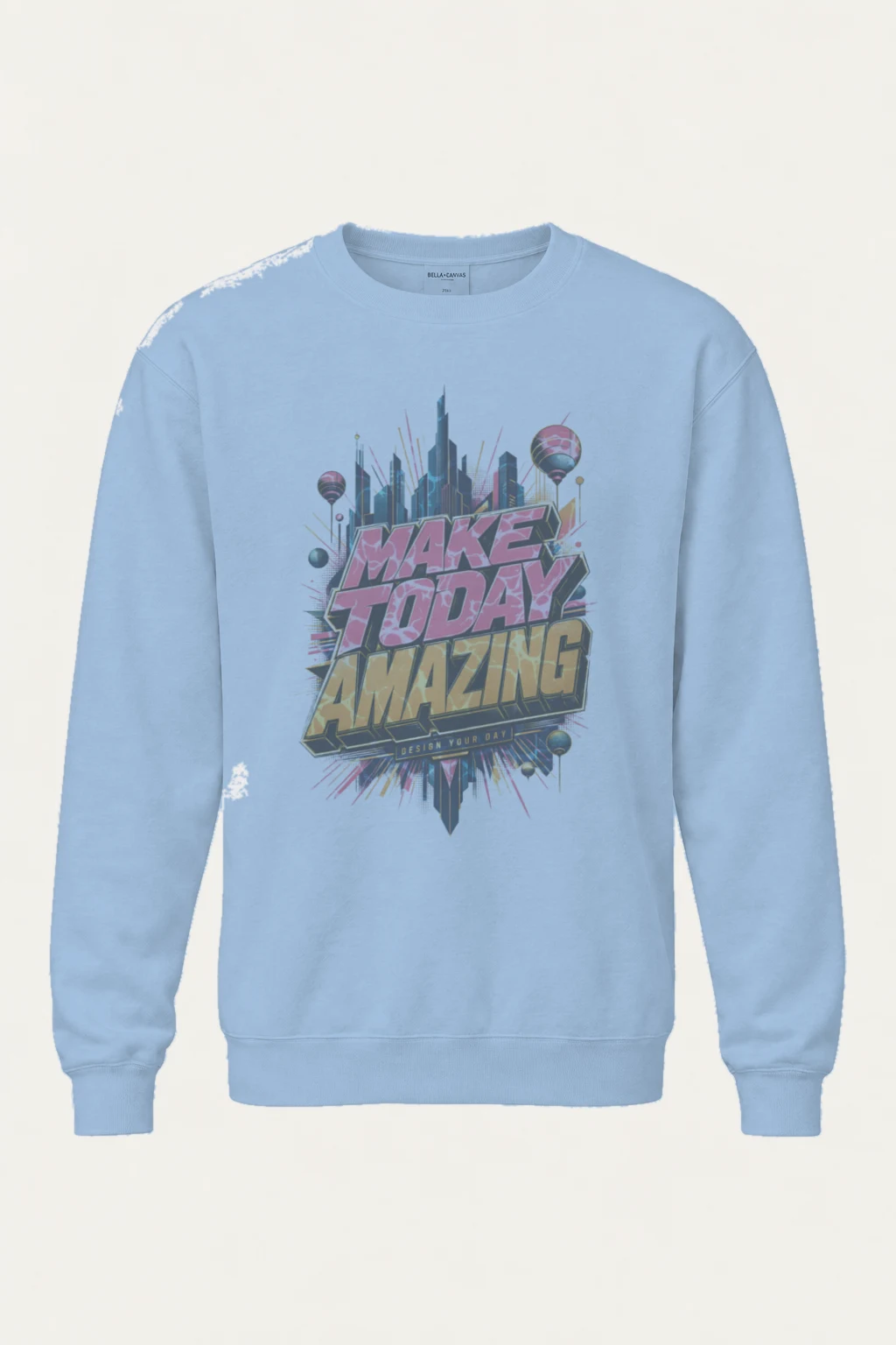 "Make Today Amazing" Heavy Blend Unisex Crewneck Sweatshirt | Gildan 18000