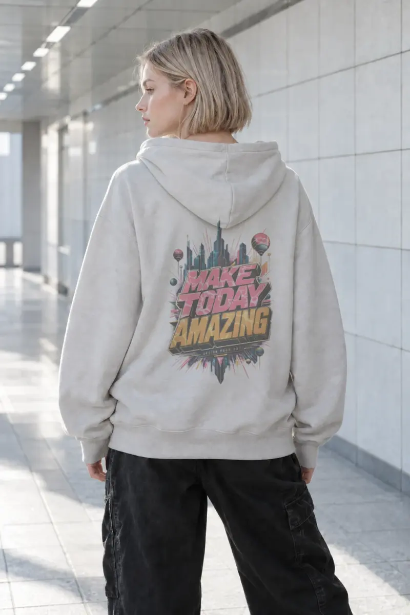 "Make Today Amazing" Heavy Blend Unisex Pullover Hoodie | Gildan 18500