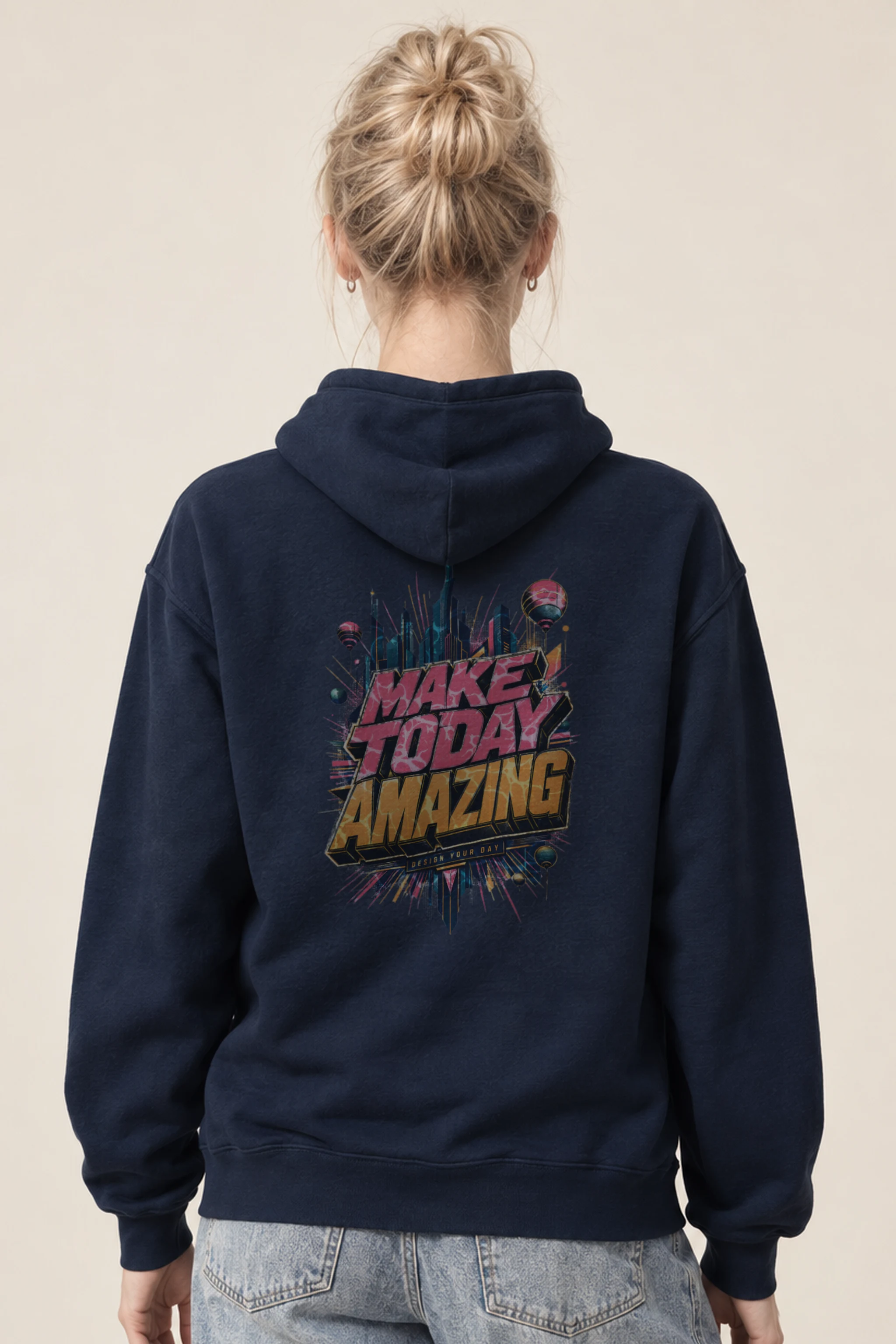 "Make Today Amazing" Heavy Blend Unisex Pullover Hoodie