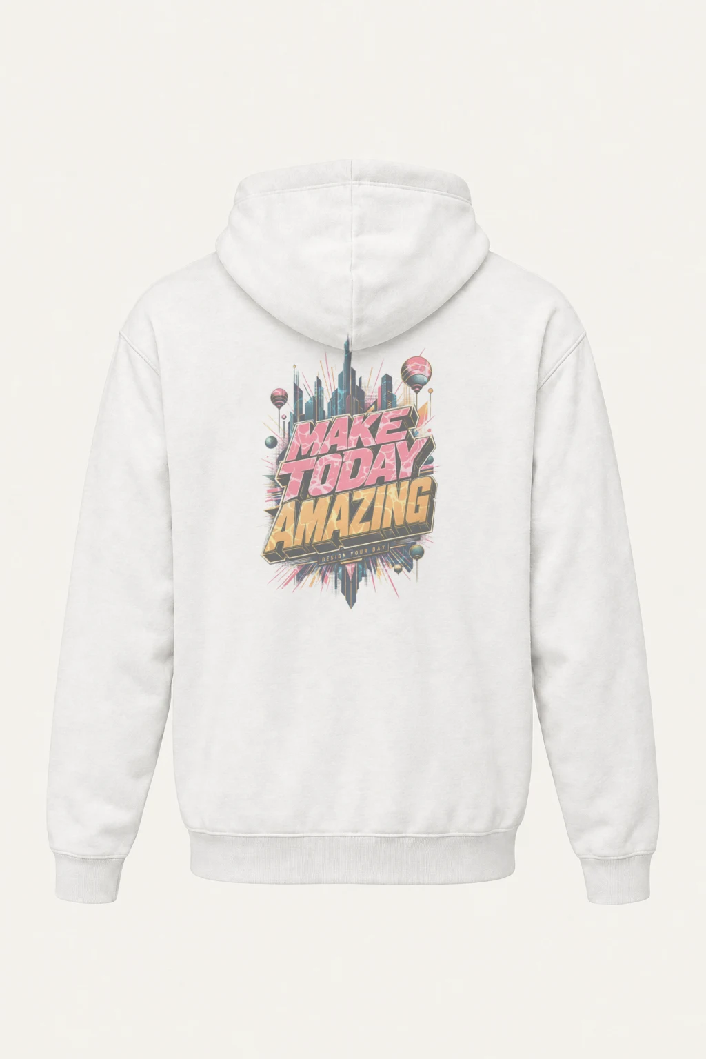 "Make Today Amazing" Heavy Blend Unisex Pullover Hoodie | Gildan 18500