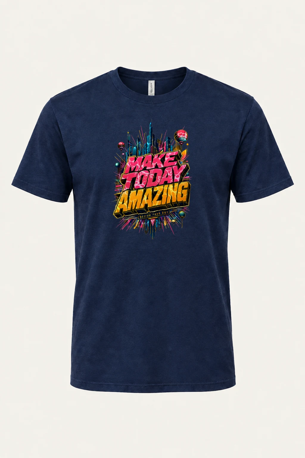 "Make Today Amazing" Heavyweight Unisex Crewneck T-shirt | Gildan 5000