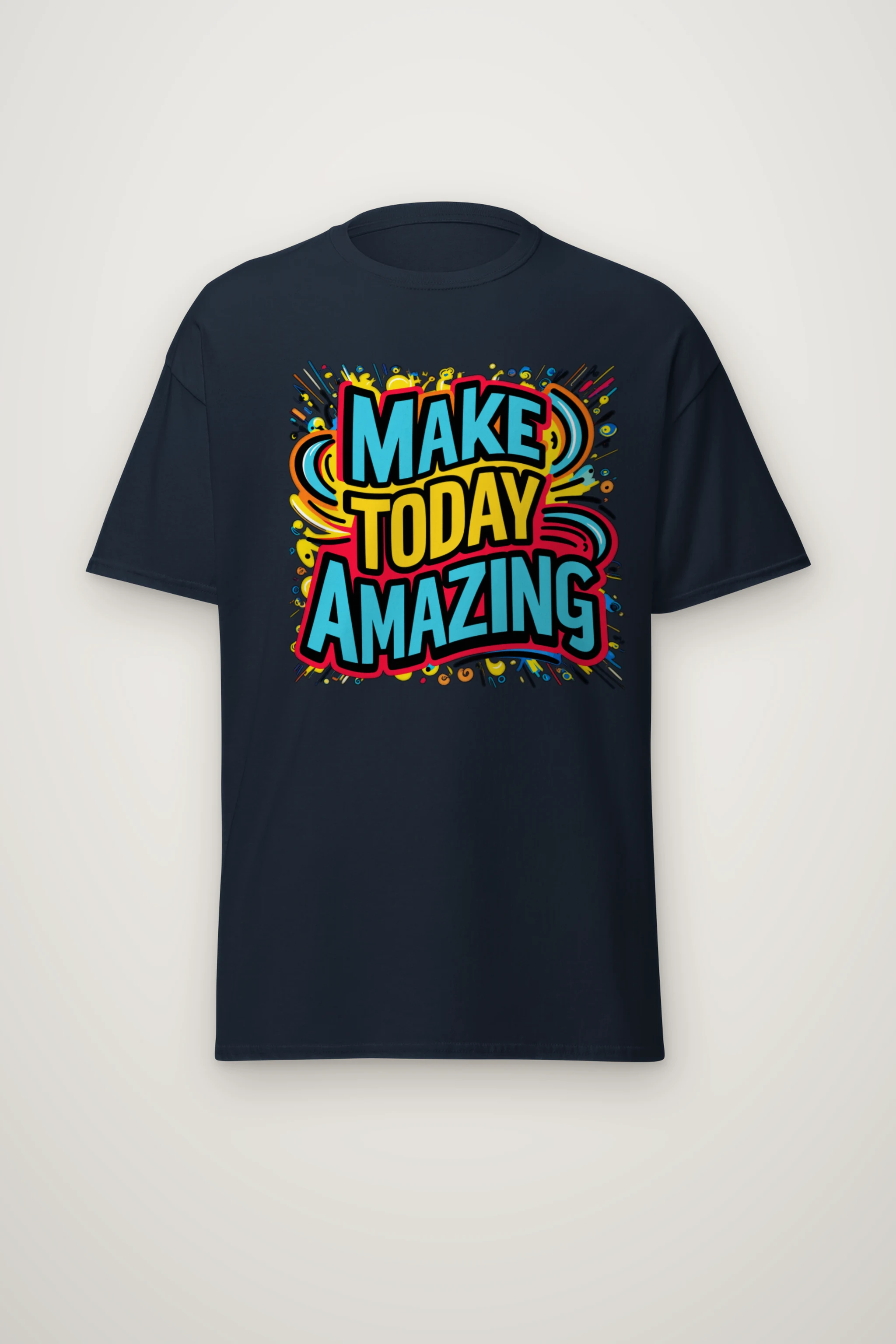"Make Today Amazing" Heavyweight Unisex Crewneck T-shirt