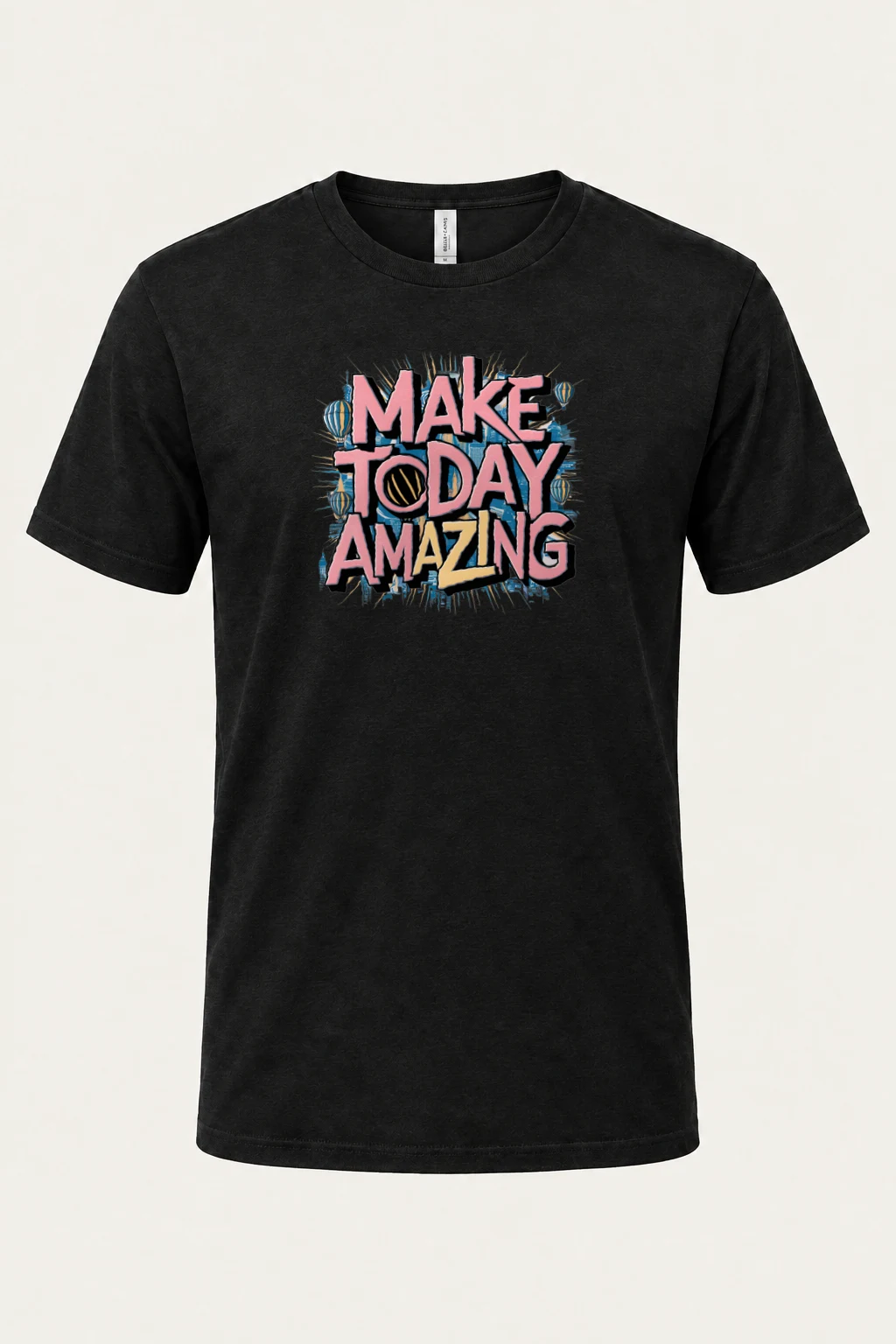 "Make Today Amazing" Heavyweight Unisex Crewneck T-shirt | Gildan 5000