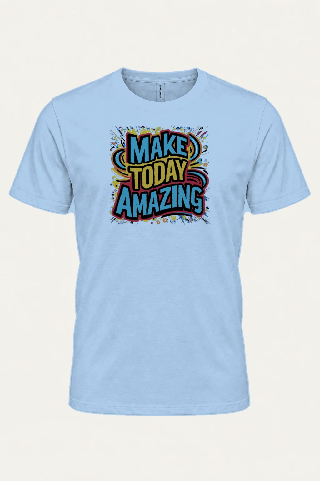 "Make Today Amazing" Heavyweight Unisex Crewneck T-shirt | Gildan 5000