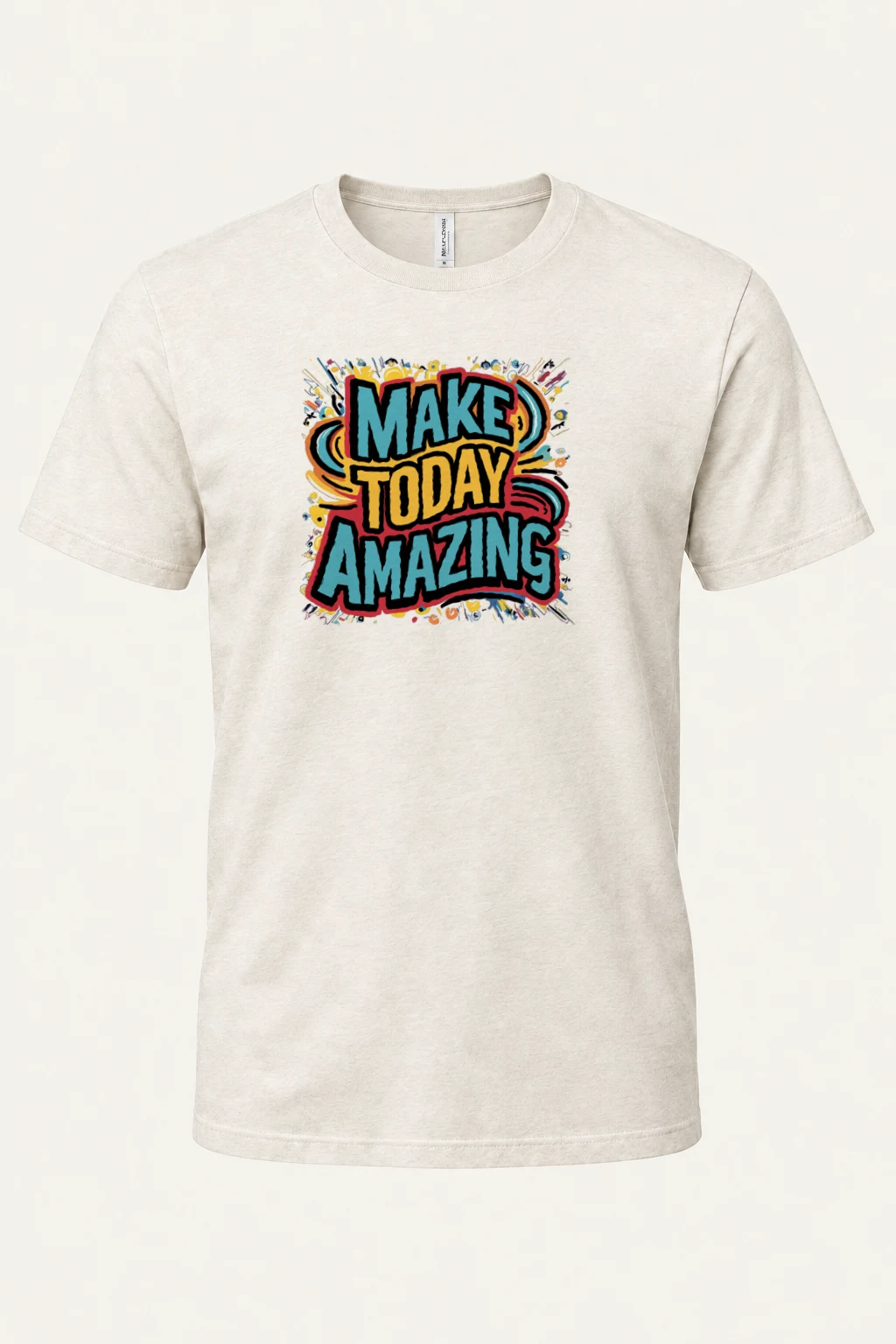 "Make Today Amazing" Heavyweight Unisex Crewneck T-shirt | Gildan 5000